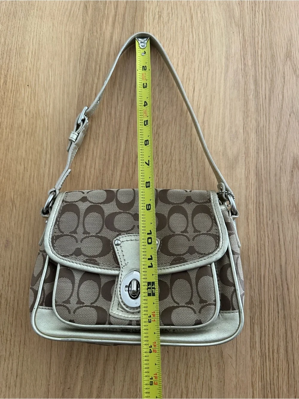 Coach Turnlock Shoulder Bag